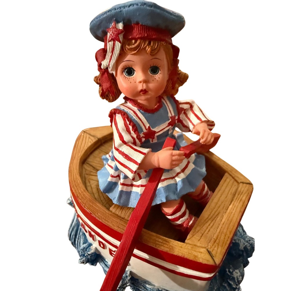 Madame Alexander Musical‎ Figurine SS Alexander Row Your Boat Girl in Rowboat
